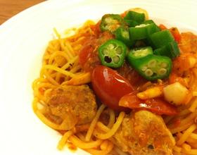 茄汁肉丸意大利面[图]