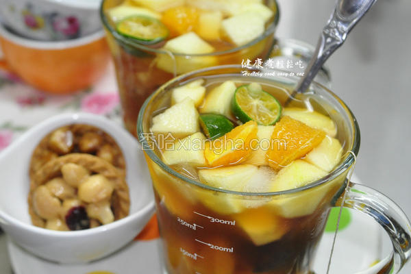 蜂蜜柠檬水果茶
