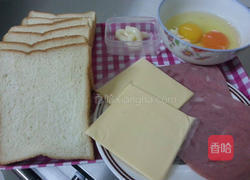 火腿起司土司的做法图解1