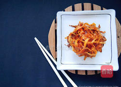 酥脆萝卜丝零嘴的做法图解3