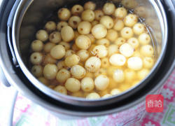冰糖桂花莲子的做法图解3