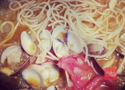 番茄蛤蜊意式汤面的做法图解9