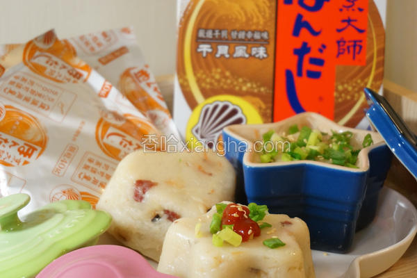 鲈鱼干贝萝卜糕