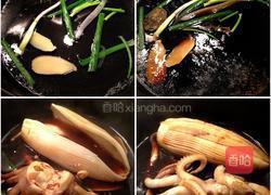 酱汁墨鱼片的做法图解4