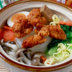 辣味鸡球味噌锅的做法[图]