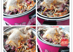 药膳炖全鸡的做法图解7