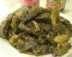 麻油煸鸡血[图]