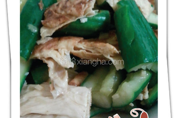 凉拌豆皮小黄瓜