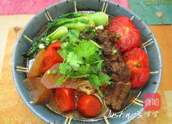 番茄牛肉面的做法图解10