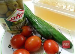 时蔬爱玉佐油醋酱的做法图解1