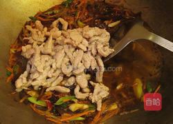 鲜蔬肉丝拌面的做法图解5