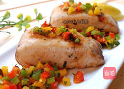 意式香煎鱼排的做法图解6