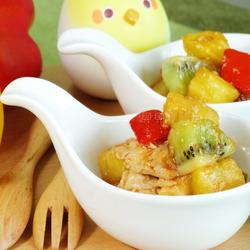 酸甜果香鸡丁的做法[图]