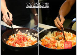 番茄蔬菜鸡肉汤的做法图解3