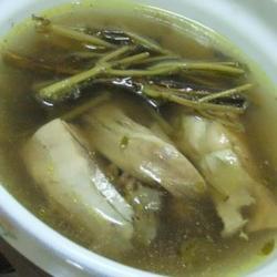 红头九层塔土鸡汤的做法[图]