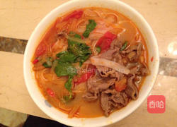 越南酸辣牛肉河粉的做法图解6