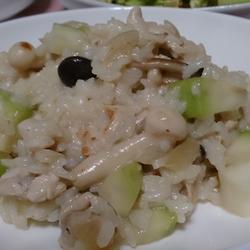 胡瓜鸡肉起司炖饭的做法[图]