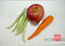 苹果鸡肉卷的做法图解1