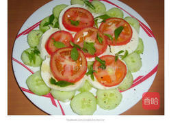 莫查瑞拉起司盘的做法图解2