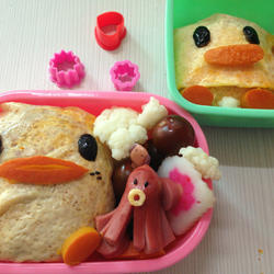 小鸭子蛋包饭的做法[图]