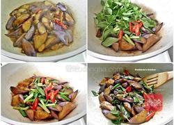 三杯茄子的做法图解5