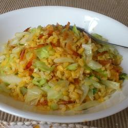 樱花虾黄金炒饭的做法[图]