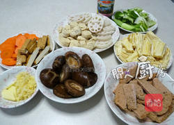 蚝油烩素的做法图解1