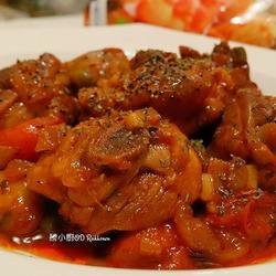 番茄蘑菇炖鸡的做法[图]