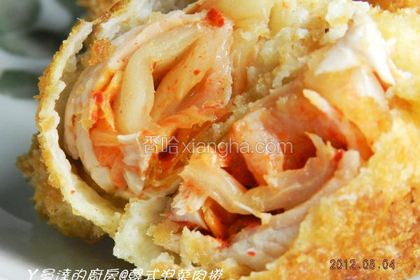 韩式泡菜肉卷