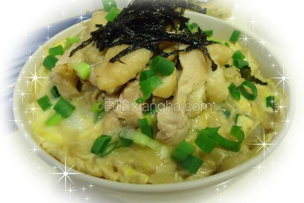 味噌鸡肉亲子丼