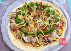 夏威夷鸡腿披萨的做法图解5