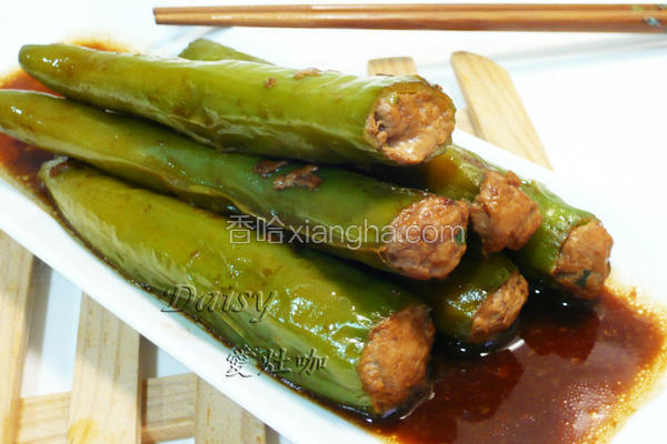 青椒镶肉
