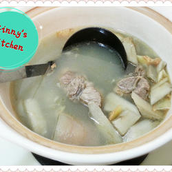 麻油牛蒡猪尾汤的做法[图]