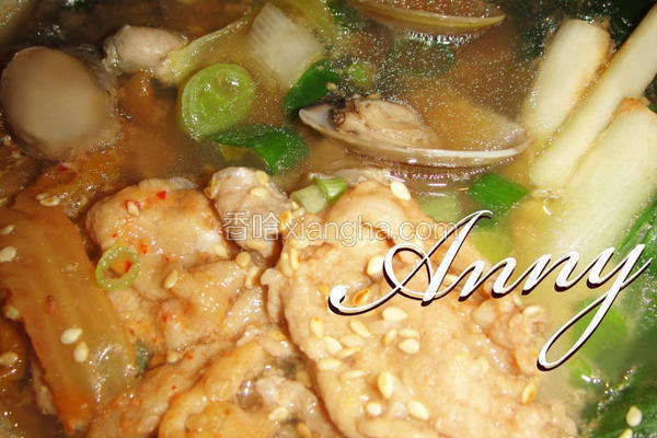 泡菜猪肉海味锅