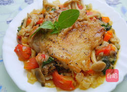 意式番茄鸡腿排的做法图解7