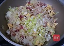 培根高丽菜炒饭的做法图解6
