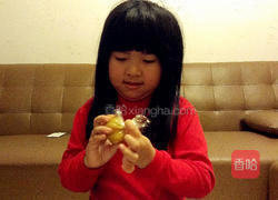 草莓地瓜茶巾绞的做法图解5