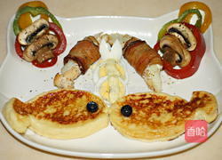 复合式法式吐司餐的做法图解1