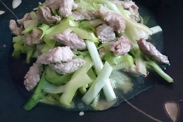韭黄肉丝
