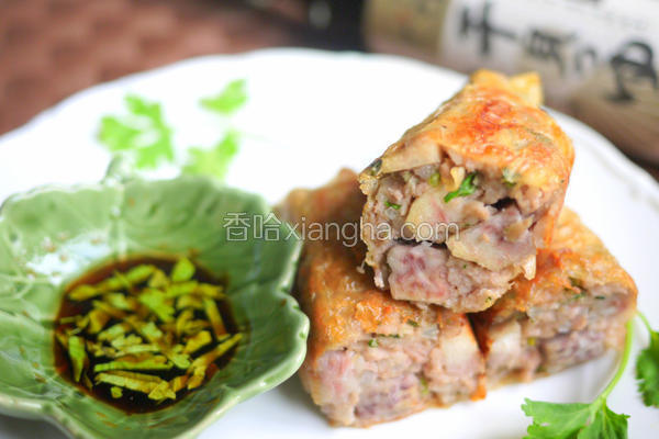 酥炸芋头烧肉卷
