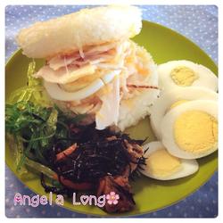 鸡肉起司米汉堡的做法[图]