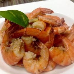 麻油姜爆虾的做法[图]