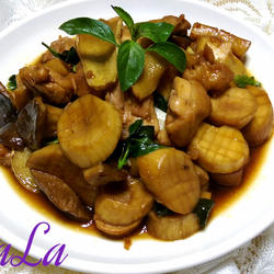 三杯杏鲍菇鸡的做法[图]