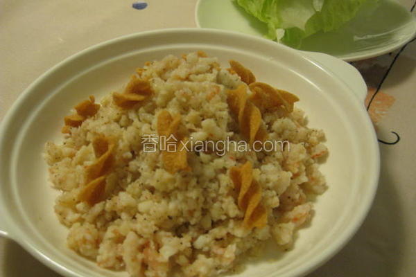 生菜虾松