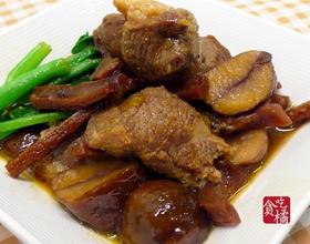 鱿鱼栗子红烧肉[图]