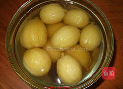 蜜渍泰国橄榄的做法图解2