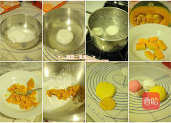 柴犬造型汤圆的做法图解1
