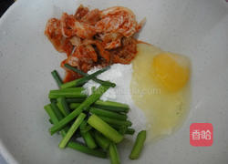 泡菜煎饼的做法图解1