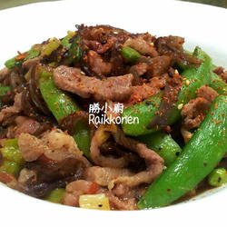 甜豆炒猪肉片的做法[图]