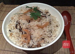 冬菇虾干大碗饭的做法图解1